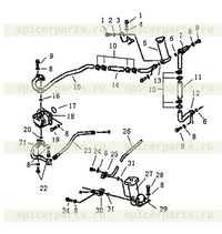 Масляный фильтр рулевого управления Масляный фильтр рулевого управления